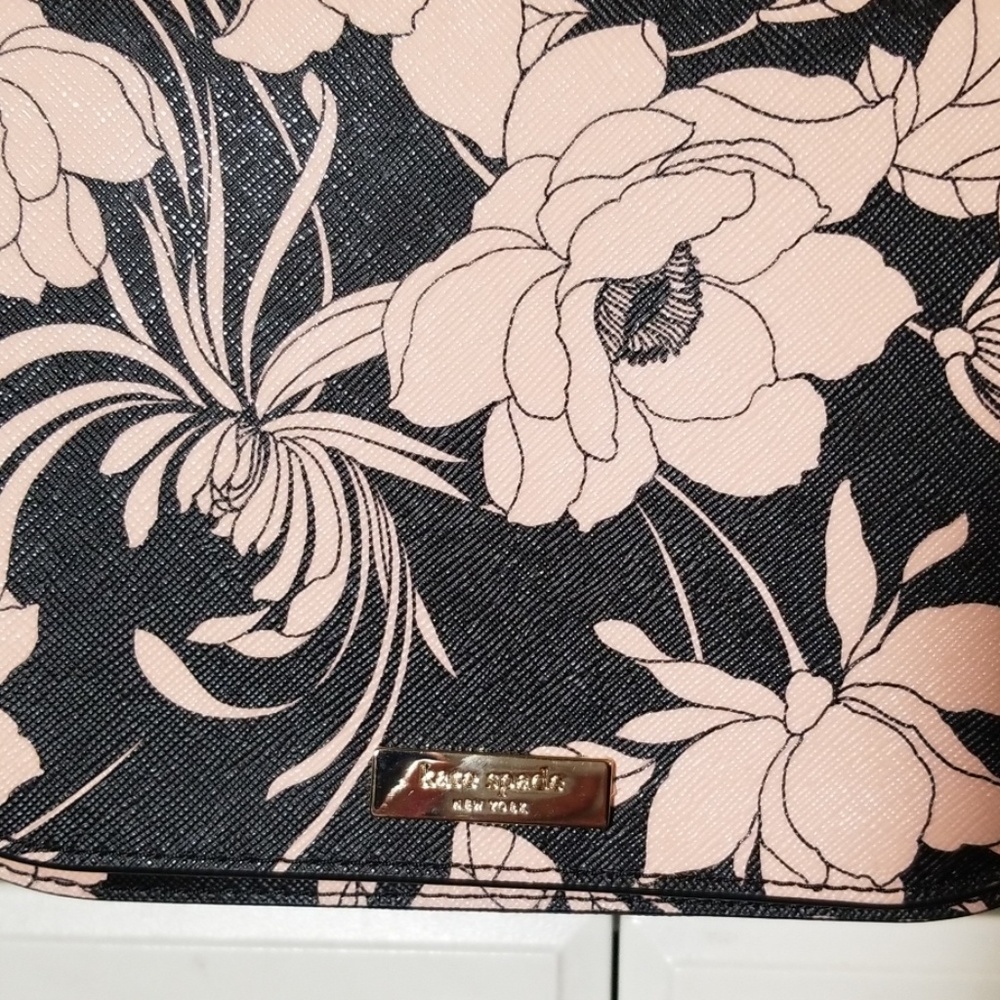 Kate Spade Black Floral Crossbody Bag - Picture 4 of 8